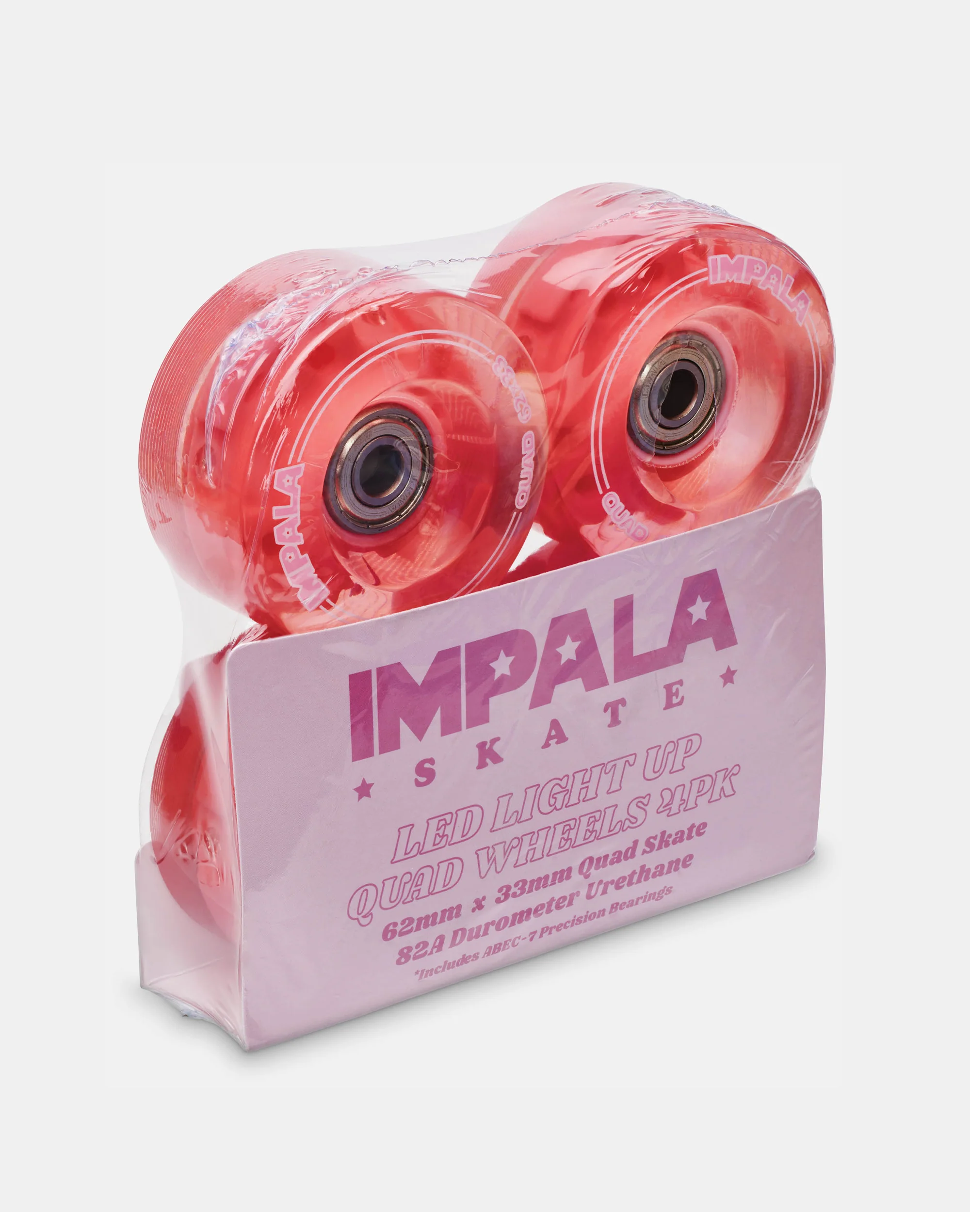 Impala Light Up Wheel 4pk - Pink - Image 3