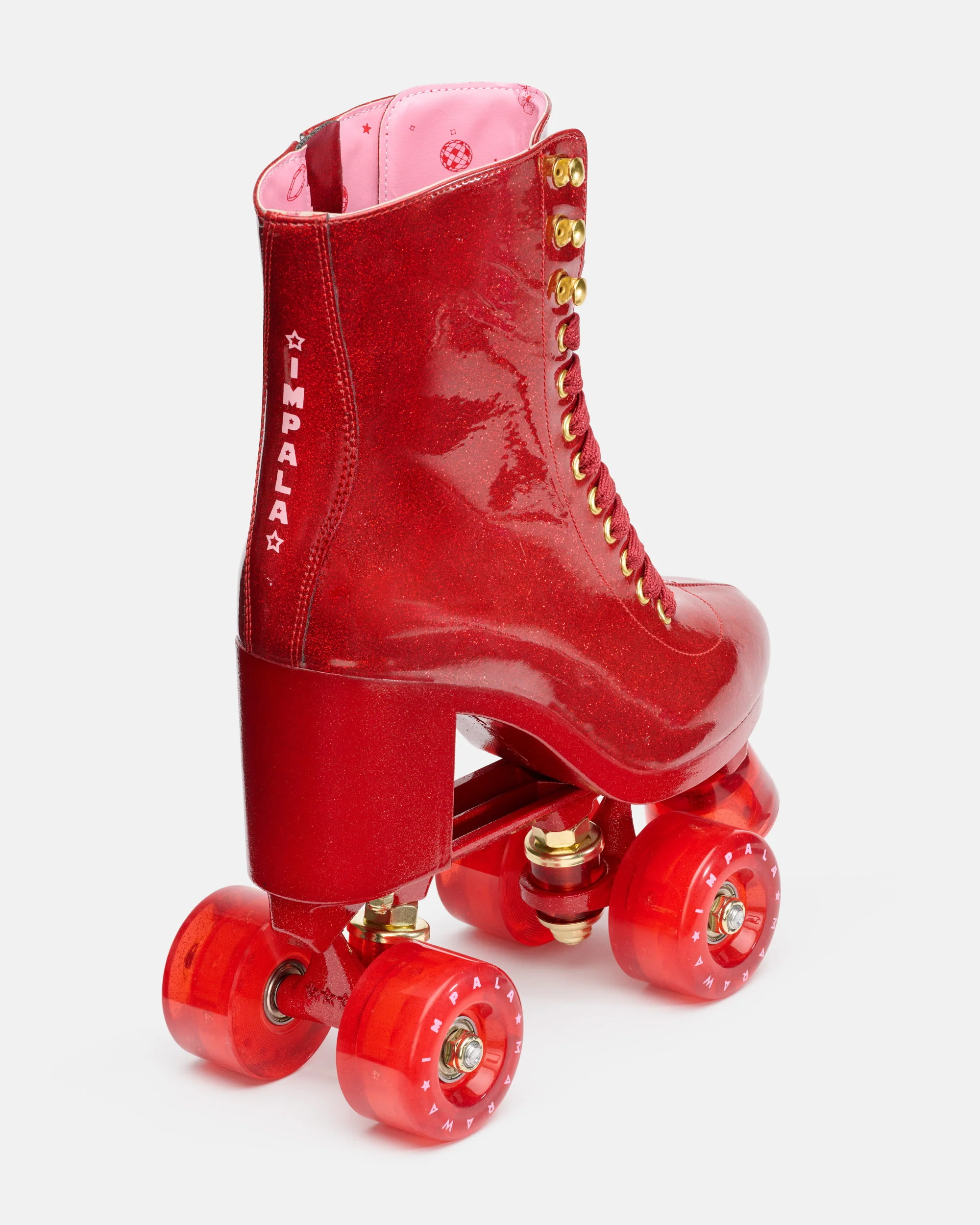 Impala Marawa High Heel Skate - Marawa Red Glitter - Image 4