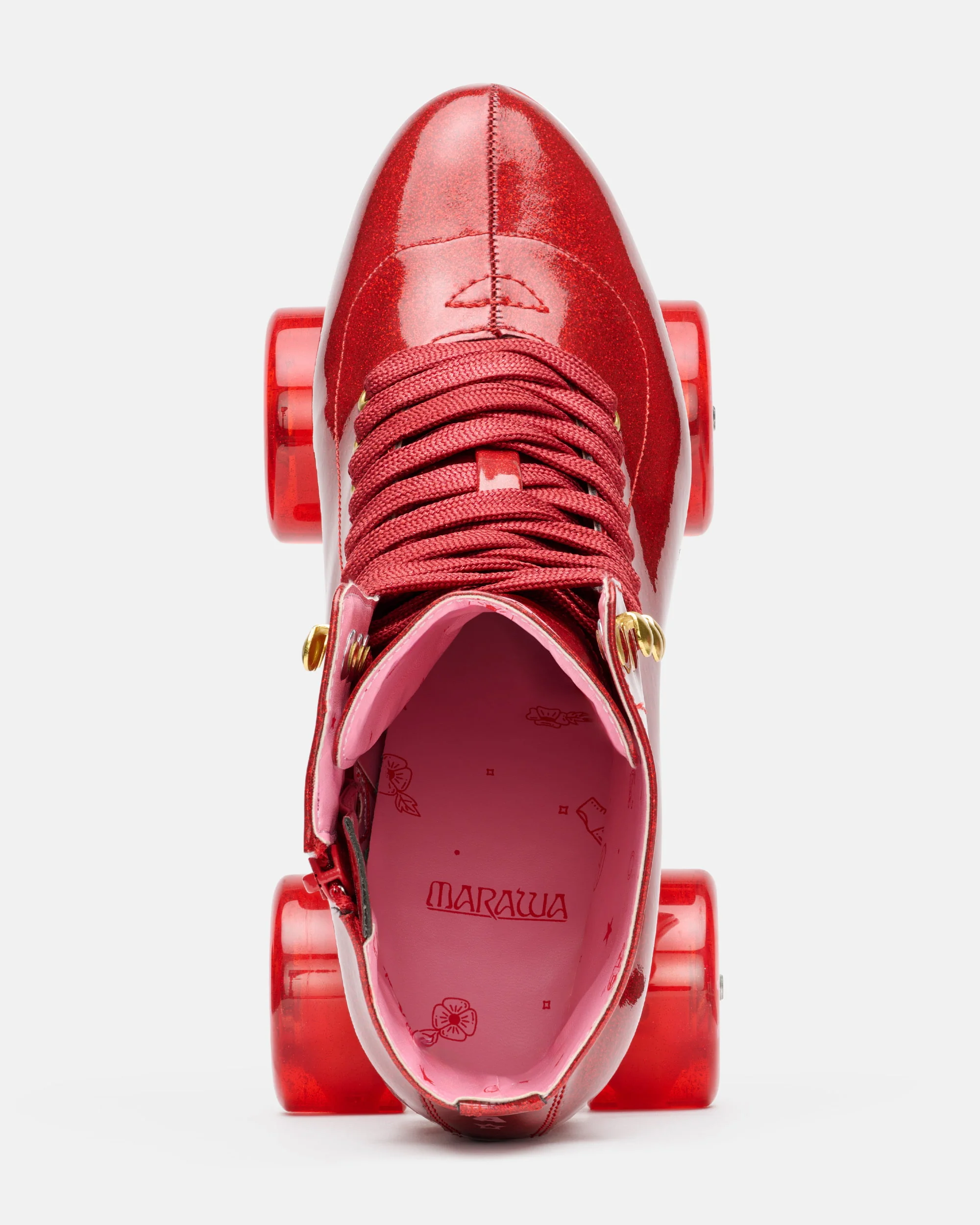 Impala Marawa High Heel Skate - Marawa Red Glitter - Image 6