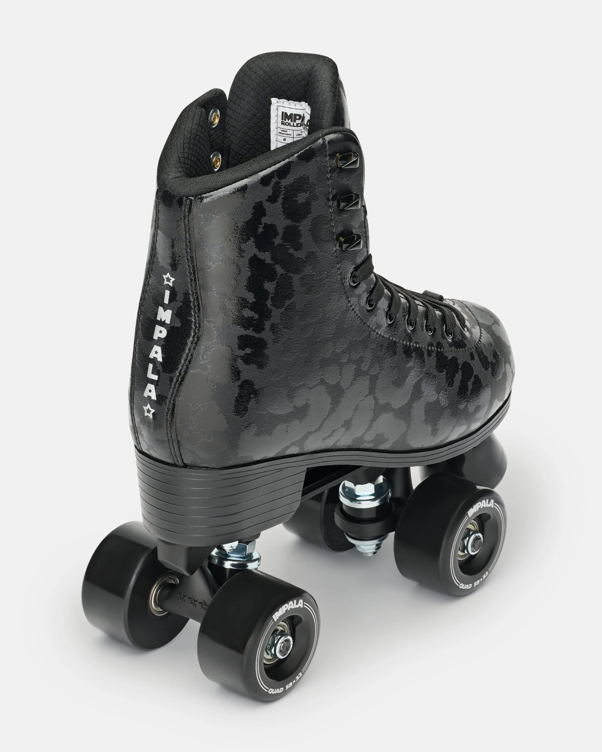 Impala Quad Skate - Black Leopard - Image 4