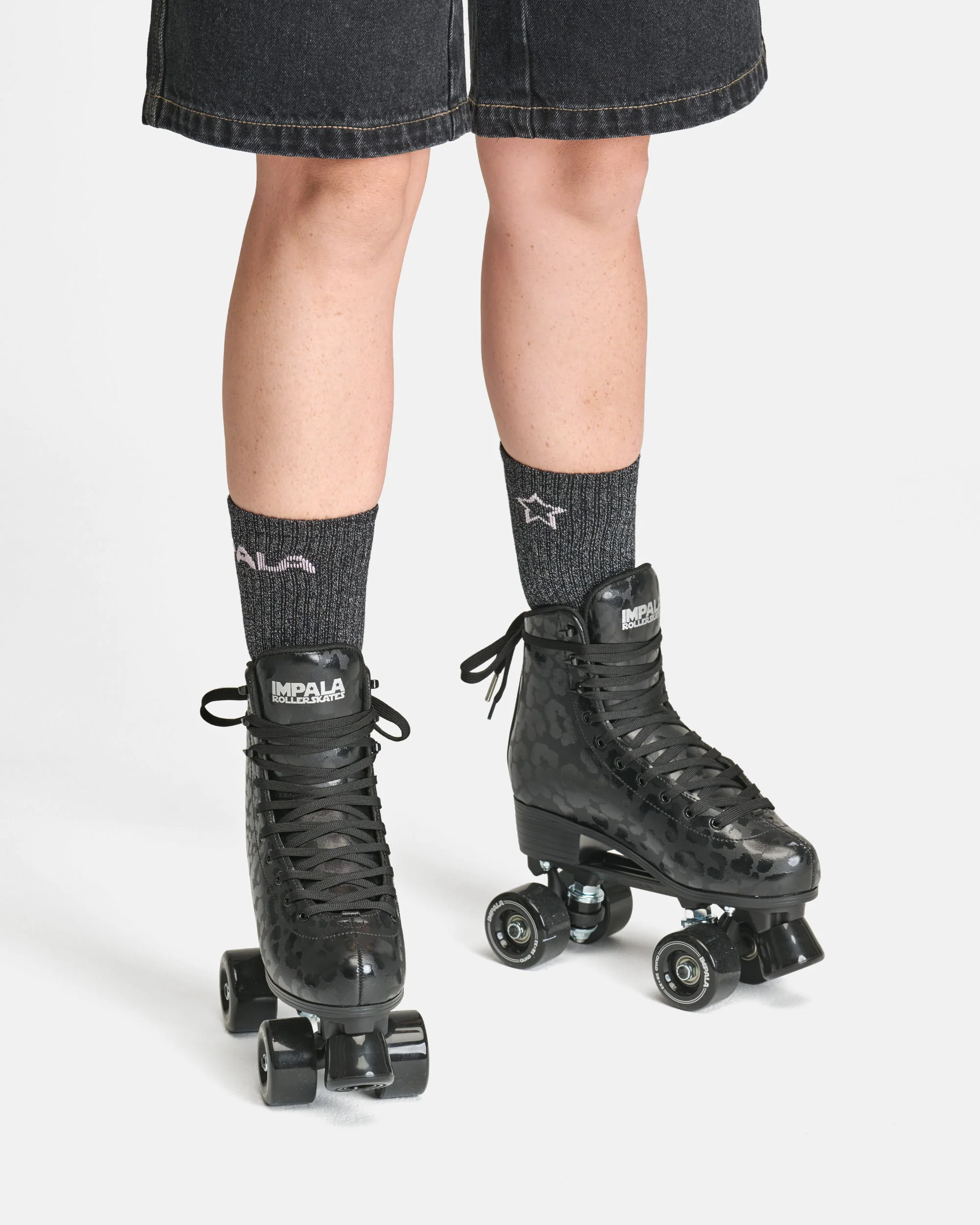 Impala Quad Skate - Black Leopard - Image 7